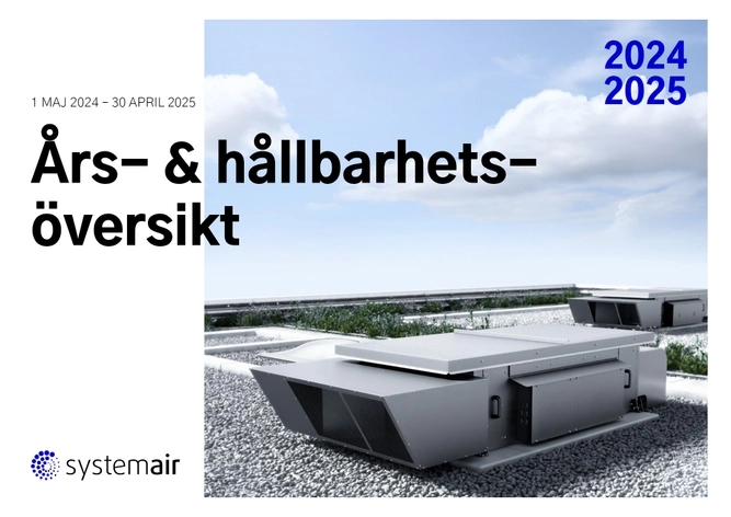 Års- & hållbarhetsöversikt 2024-2025, omslagsbild